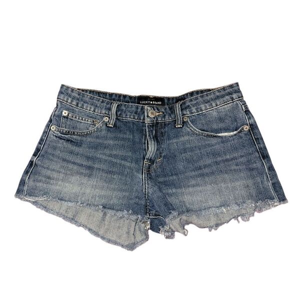 Lucky Brand Pants - Lucky Brand Women's Blue Denim Shorts